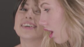 Lesbo beauty pussy licked and ass rimmed and same time