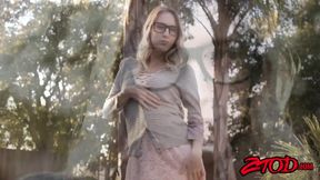 Tender minx Cadence Lux thrashed and facialized by BBC