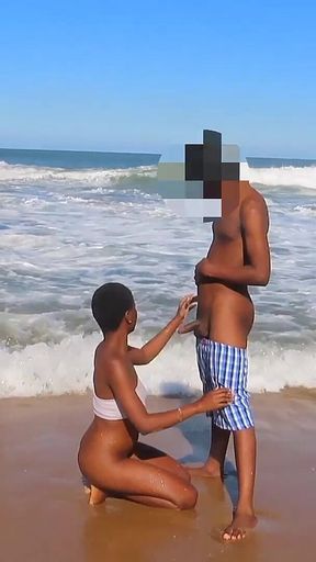 Beach Blow Job