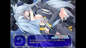 Kemonomimi Otome Takes Pleasure Under the Moon in Hentai Game Fantasy