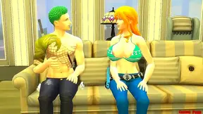 Nami Gets Wildly Fucked by Zoro in One Piece HentaiAdventure Anal Cuckold Fantasy