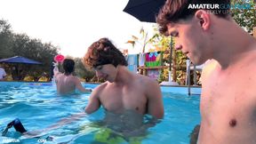 Underwater Handjob With My Buddy While Our Friends Were Swimming All Around Us