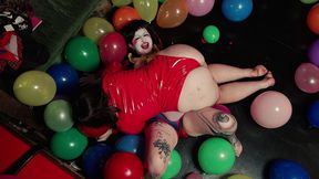 double pomni balloon pop + photo set!