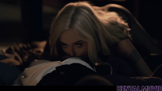 Big-chested Light-haired Gets Mind Managed By Alien Worm Afterward Plows Her Gal Roomy