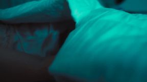 Step mom begs step son to share bed while husband away creampie spoon fuck