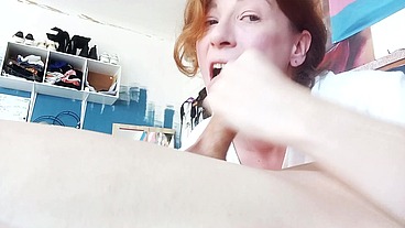 Big Cock Deepthroat for tiny trans slut