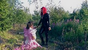 Femdom Joi For Newbiw Sissy Slut! Spanking In The Forest Wearing Latex!