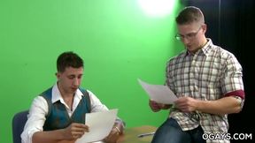 Shane Jacobs and Logan Vaughn become horny