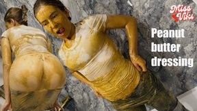 Peanut butter clothes dressing! Smoking, Ripping and Masturbating!