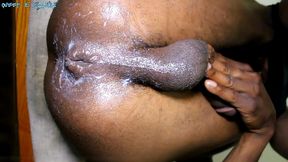 anal lover chloe delaure engages in the battle of dildos and cocks and the cock wins