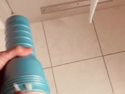 I play with a fleshlight and cum / FLESHJACK