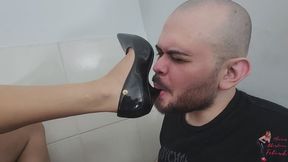 Foot Worship,, part 1, by Melissa Ramos and Slave, FULL HD