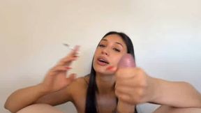 Smoking blowjob