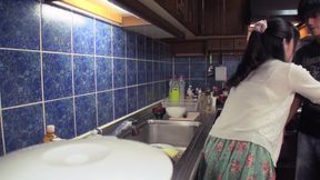 Sensual Asian sex after a nice dinner