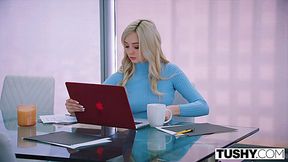 TUSHY LEXI LORE - Boss Gapes Teen Assistant's Petite Ass