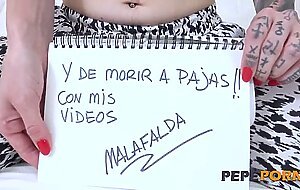 Busty Malafalda wants to show us she's dirtier than ever!