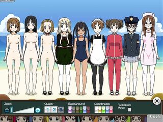 angels undressing in beach