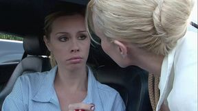 Lesbian Pussy Lovers Bask In Red Light