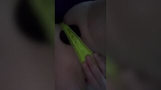 PantySissyXO lacy green g-string