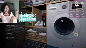 Stepmom got stuck in washing machine game hole stretching training gameplay ExotiqFox