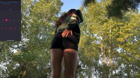 Risky Trail Walk with My Lush!
