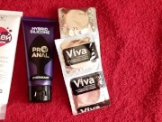 My new toys. My little clitoris. Секс игрушки  для анала Кроссдрессера