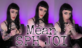 Mean SPH JOI From Trans Goth Girl