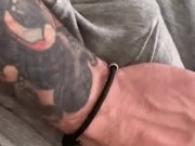Nice dick in grey sweatpants