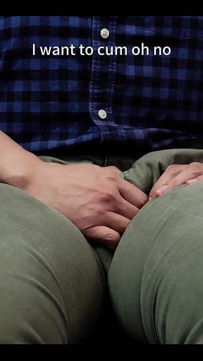 Edging Challenge in My Work Pants in Mandarin