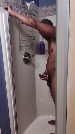 CAUGHT!  Kennie Jai gets caught showering!