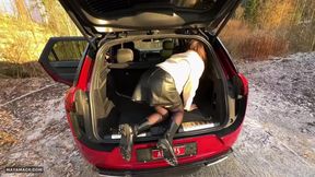 Fucked To Pieces in The Backseat of a Range Rover Sport | Maya Mack