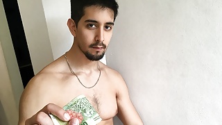 Hot Amateur Stud Latino Boy Paid Cash To Fuck Stranger