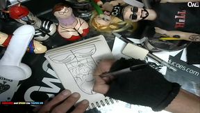 It'_s time to tracing sketch of the William Seed Pornstar - Dildo art business 2