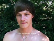 CZECH HUNTER 459 -  Emo Twink Strokes & Sucks A Cock In The Car