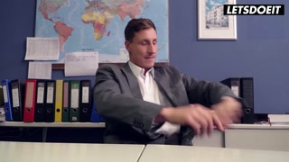 Sexy Boss Luisa Seduces Worker Into Dirty Fuck - LETSDOEIT