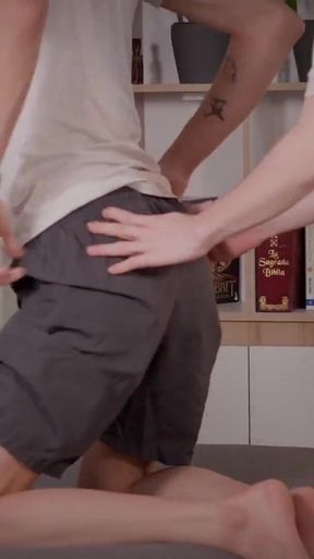 Draining My Balls Into the Hot Twink's Ass After Licking His Sweet Ass Well and Fucking His Sweet Mouth