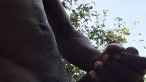 Jamaican Muscle Man Masturbates to Big Cock POV