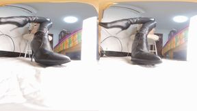 The 3DVR 180cc office boots dominate POV
