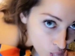 hardcore amateur blowjob and cumshot on the face