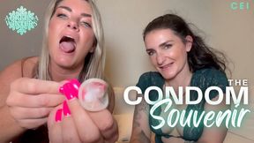 The Condom Souvenir! Amy Soles And Adreena Winters Turn You Into A Cum Eating Slut!