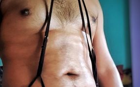 Hot Kolkata Bengali Boyfriend Oild up and Playing and Teasing Himself with Vibrator