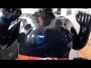 Sissy RubberDoll Brenda Plays With Her Boobies