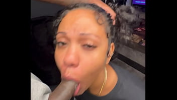 Sexy Latina love cum on her face.