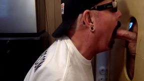 Bj Amateur Dilf Sucks Gloryhole Cock Very Deep At Home