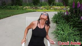 Best Outdoor Fuck and Cum Swallow Mature MILF by Hotwife Candi Annie