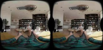 Busty Wife Enjoys Intense Anal Threesome Experience in Virtual Reality