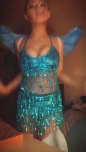 Young white teen gets BBC and shows off natural tits