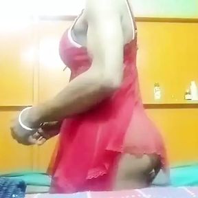 Indian Crossdresser Reshma Self Sex in Hotel