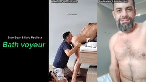 the shower voyeur part 1 - tedbluebear and kaiopaulista