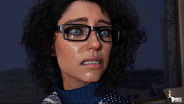 College guy has a secret meeting with his futa professor